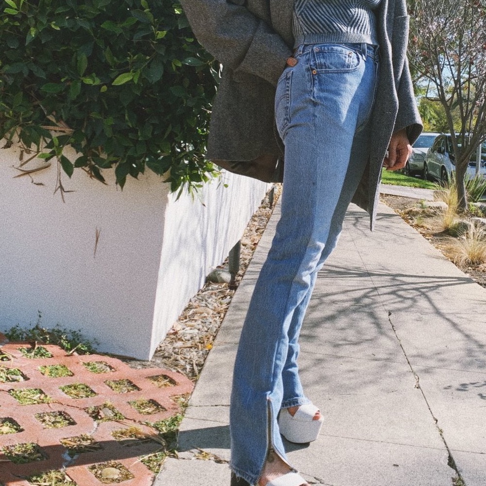 HIGHWAISTED REWORKED MATTEA VINTAGE 501 LEVI DENIM